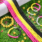Ferreve 4200 Pcs Softball 12 Strands Clay Beads Bracelet Making Kit, 100 Letter - Image 4