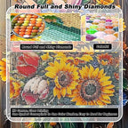 VeGuude Flowers Diamond Art Kits - Image 8