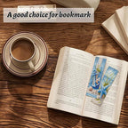 NEGEKFKX 6 Pcs Beach Cross Stitch Bookmark Kit - Image 3