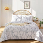 JANZAA Twin Quilt White Quilt Bed Spread Boho Quilt - Image 7