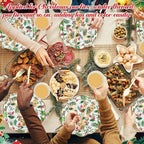 Pickmesh 400 Pcs Christmas Party Supplies Include Seasonal Holly Leaf - Image 5