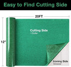 TORC Green Glitter HTV Heat Transfer Vinyl Roll 12 inch x 20 ft Iron on Vinyl - Image 2