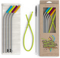 Softy Straws Premium Reusable Stainless Steel Drinking Straws by SoftyStraws