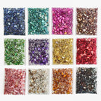 Crushed Stone Sequin Set, 12 Colors, by Unknown