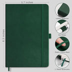 RETTACY Graph Grid Paper Notebook, 192 Pages, A5 Size | 5 Squares per Inch - Image 2