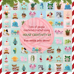 HOUSE CREATIVITY Crochet Kit for Beginners – Make a Christmas Tree & Cupcake - Image 7