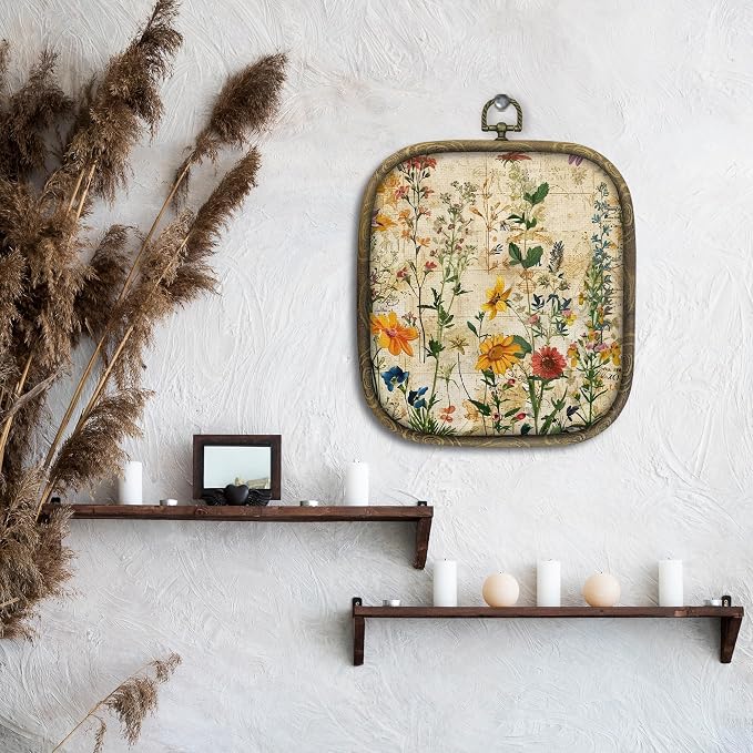 KSDUT Boho Flower Floral Wall Decor Art - Image 5