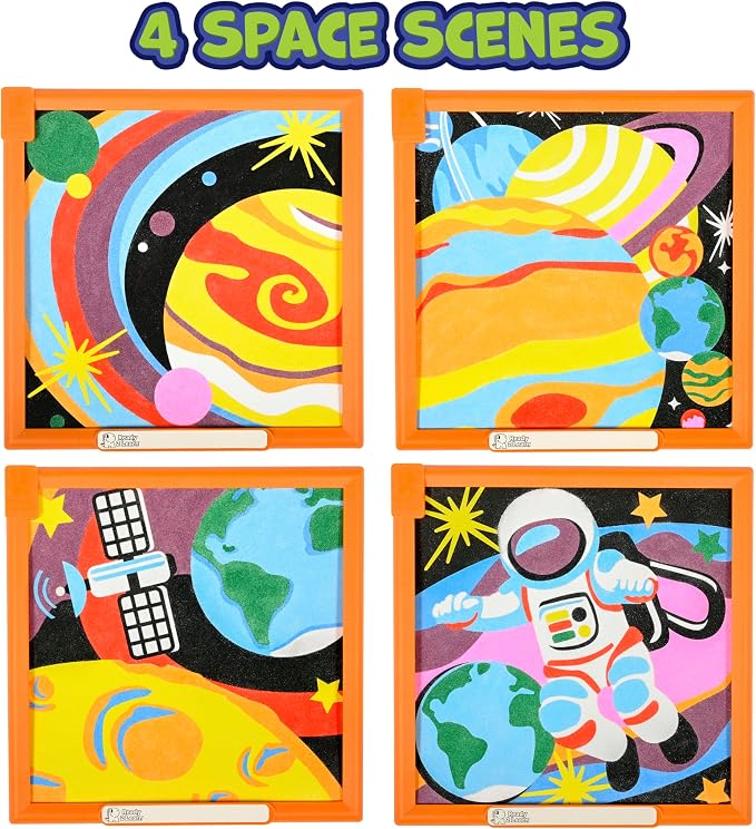 READY 2 LEARN Sand Art Painting | Space | 4 Outer Space Sand Art Pictures | 10 - Image 4