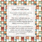 100% Cotton Fabric by the Yard – Turkish Quality Quilting & Sewing Fabric - Image 4