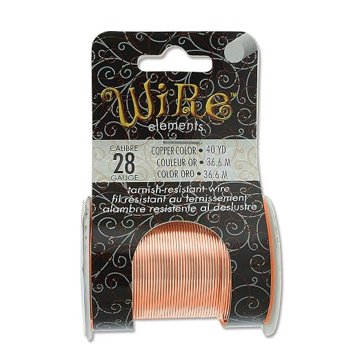 The Beadsmith Wire Elements 28-Gauge Lacquered Tarnish-Resistant Copper Wire - Image 7