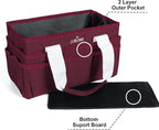 JJRING Craft Organizer Tote Bag, Art Storage Caddy - Image 3
