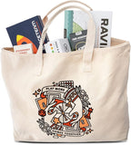 Stellar Factory Board Game Tote Bag, Cotton Canvas, flat bottom keeps boxes - Image 2