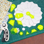Cinnvoice 612 Pcs Patchwork Paper EPP English Piecing Supplies 12 Shapes - Image 6