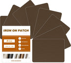 Iron on Patches, 8 Pieces Iron on Canvas Patches, Fabric Patches by ForABetterHomeLife