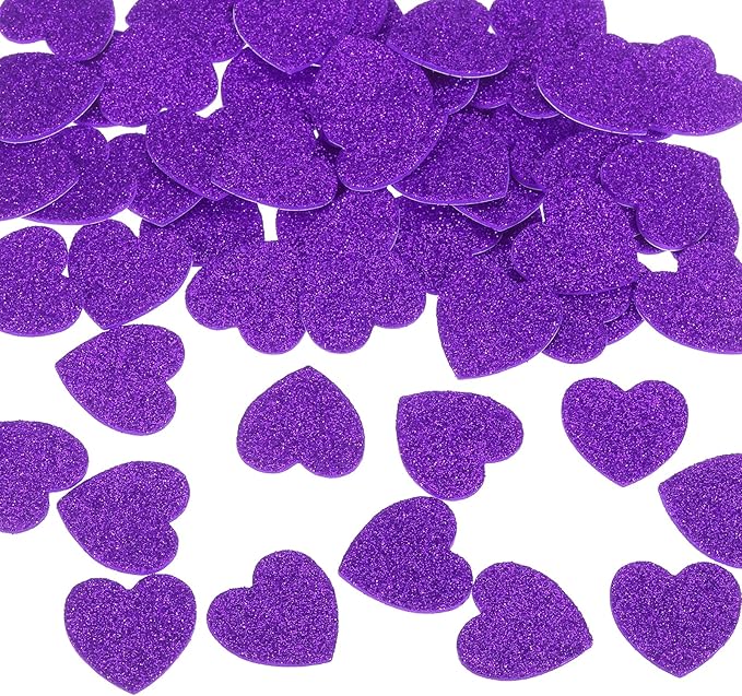 MECCANIXITY 180Pcs Glitter Foam Stickers 1 Inch Self-Adhesive Sparkly by MECCANIXITY