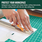 U.S. Art Supply 12" x 18" Self-Healing Cutting Mat 5-Ply - Image 6