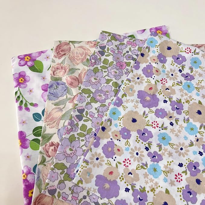 Cotton Fabric DIY Making Supplies Quilting Patchwork Fabric Fat Quarter Bundles - Image 2