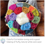 100% Wool - Assorted Wool Roving - Image 3