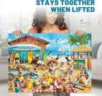 BenBen Puzzles for Adults 1000 Pieces, Dogs on Vacation, Funny Dog Jigsaw - Image 2