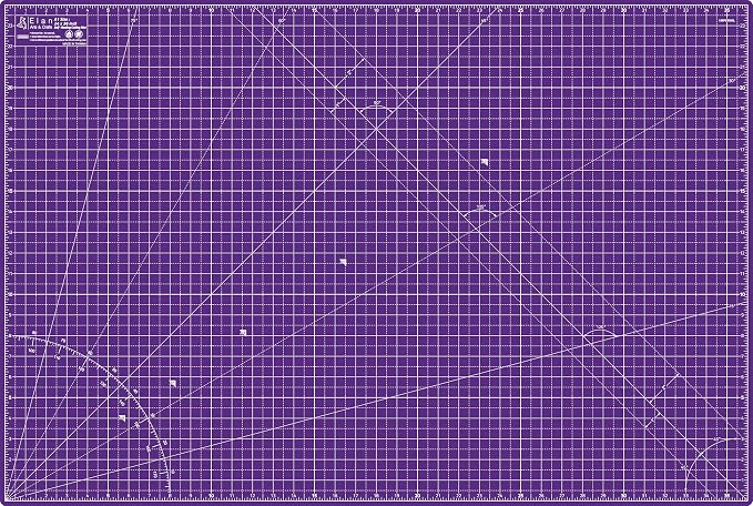 Elan Cutting Mat A1 Pink & Purple, Large Self Healing Cutting Mat 24 x 36 Inch - Image 2