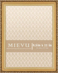 8.5×11 Picture Frame Gold by MIEVU