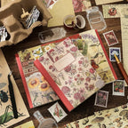 emmoolife Vintage Aesthetic Scrapbooking Supplies Kit, Flowers Botanical Bullet - Image 8