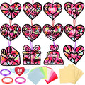 Renbuzhu 40PCS Valentines Day Crafts: Paper Heart Suncatchers, Christmas by Renbuzhu