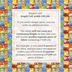 100% Cotton Fabric by the Yard – Turkish Quality Quilting & Sewing Fabric - Image 4