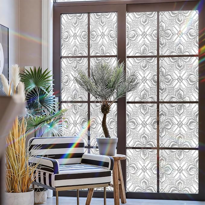 Stained Glass Window Privacy Film Static Cling - Image 3
