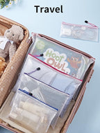 JARLINK 36 Pcs Mesh Zipper Pouch Bags, 8 Sizes Waterproof Zipper Bags | - Image 7