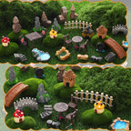 32 Pcs Fairy Garden Accessories Miniature Landscape Ornaments Set | Resin - Image 4