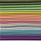 24 Rolls 8"x18" 1.4mm Thick Soft Felt Fabric Sheet 24 Assorted Soft Pastel - Image 3