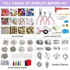 Jewelry Making Kit, Supplies Includes Beads, Instructions, Wire - Image 2
