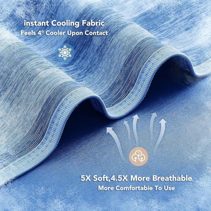 GOHERO Cooling Blanket for Couples- 60"x90" Summer Cooling Throw Blanket for - Image 5