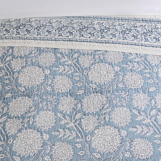 Levtex Home – Adare Blue Bedspread Set – Twin Bedspread and 1 Standard Sham – - Image 4