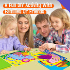 SpriteGru Foam Sticker Art Activity, 20 Farm Animal Art Boards - Image 7