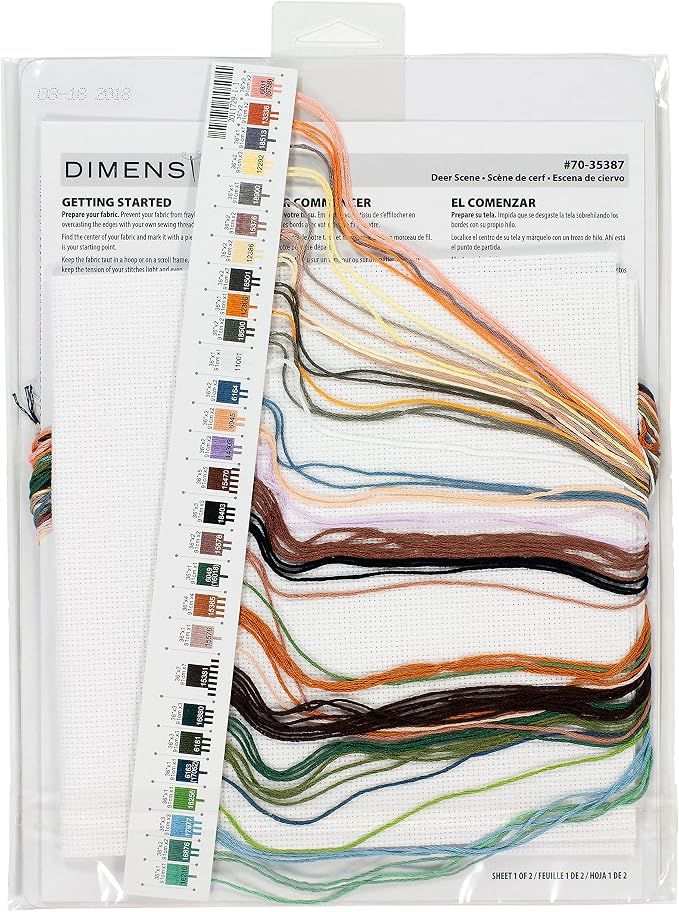 Dimensions SIMPLICITY CREATIVE CORP Cross Stitch, Deer Scene - Image 2