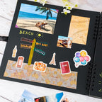 Bstorify Square Large Black Scrapbook Photo Albums 80 Pages Thick Kraft Paper - Image 5