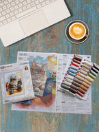 RIOLIS - Writer of Meowmoirs 2263, Cats Cross Stitch Kits 8¼"x11¾, Cross Stitch - Image 3