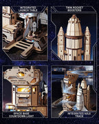 ROKR 3D Puzzles for Adults Space Shuttle, Interactive DIY Building Model - Image 5