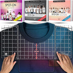 Tshirt Ruler Guide Vinyl Alignment by UrboniT-ShirtRulerGuide