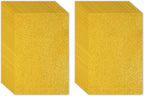 PATIKIL Yellow Shiny EVA Glitter Foam Sheet 11 x 8 Inch 2mm Thick by PATIKIL