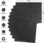 Glitter HTV Heat Transfer Vinyl, Sparkle HTV Compatible - Image 2