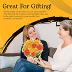 Unwynd Poke Art Marigold Flower Bouquet | Mess-Free Arts and Crafts - Image 6
