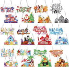 Cinnvoice 12 Pcs Summer Seasonal Diamond Art Painting Kit by Cinnvoice