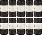 10 Skeins of Sensy Premium 2mm 251 Yards Sparkle Polyester Rope 90% by SSENSY