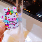 Bleidruck 25 Sheets Broken Glass Holographic Laminate Sheets Adhesive Paper | - Image 5