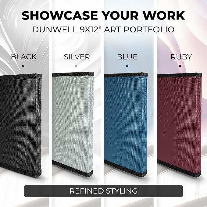Dunwell 9x12 Art Portfolio Binder, Portfolio Binder - Image 7