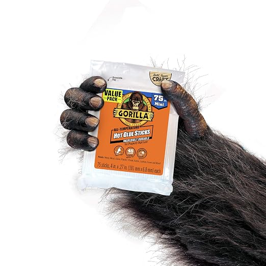 Gorilla Hot Glue Sticks, Mini Size 4" Long x 0.27" Diameter - Image 3