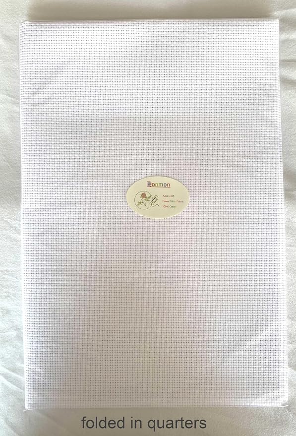 Aida Cloth 11 Count Cross Stitch Fabric, 19×28inch | 100% Cotton Precut Fabric - Image 3